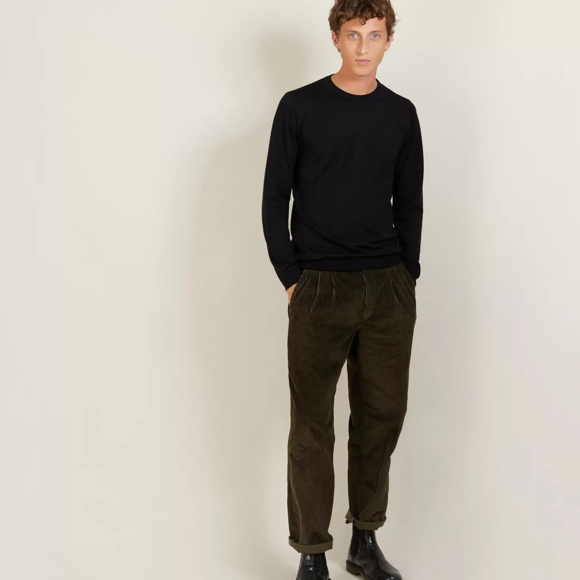 Maison Montagut Pulls>Pull Col Rond En Laine Et Soie - Barsam