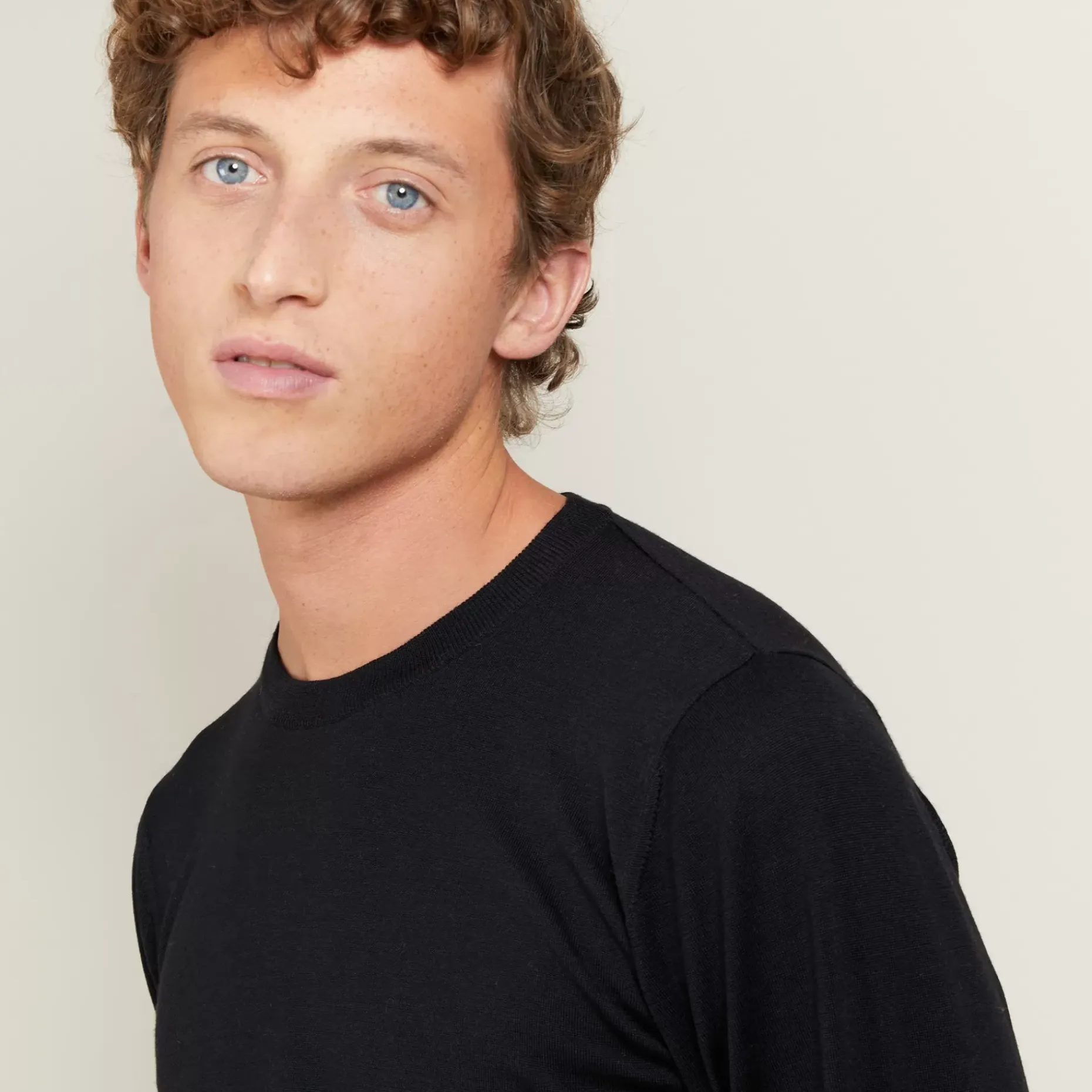 Maison Montagut Pulls>Pull Col Rond En Laine Et Soie - Barsam
