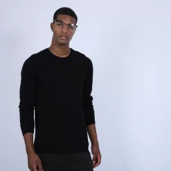 Maison Montagut Pulls>Pull Col Rond En Laine Et Soie - Barsam