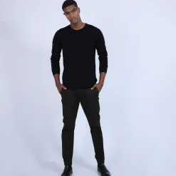 Maison Montagut Pulls>Pull Col Rond En Laine Et Soie - Barsam