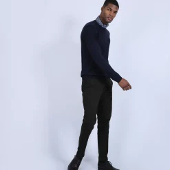 Maison Montagut Pulls>Pull Col Rond En Laine Et Soie - Barsam