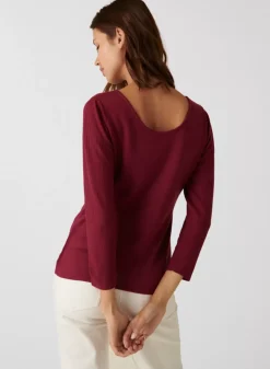 Maison Montagut T-Shirts>Pull Col Rond En Laine Merinos Maille Fine - Altesa