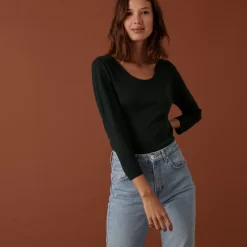 Maison Montagut T-Shirts>Pull Col Rond En Laine Merinos Maille Fine - Altesa