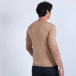 Maison Montagut Pulls>Pull Col Rond En Laine Merinos - Bardem