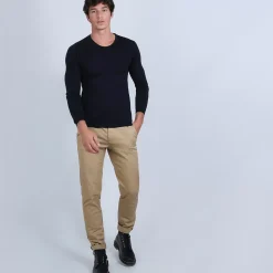 Maison Montagut Pulls>Pull Col Rond En Laine Merinos - Bardem