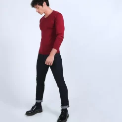 Maison Montagut Pulls>Pull Col Rond En Laine Merinos - Bardem
