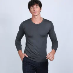 Maison Montagut Pulls>Pull Col Rond En Laine Merinos - Bardem