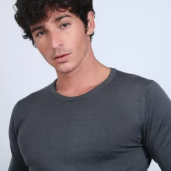 Maison Montagut Pulls>Pull Col Rond En Laine Merinos - Bardem