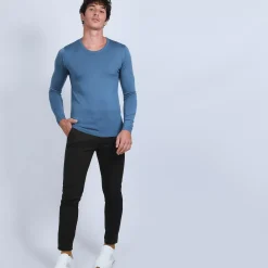Maison Montagut Pulls>Pull Col Rond En Laine Merinos - Bardem