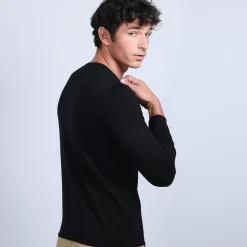 Maison Montagut Pulls>Pull Col Rond En Laine Merinos - Bardem