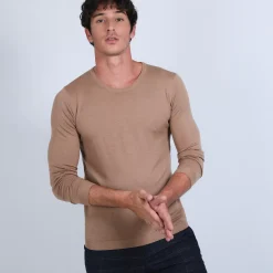 Maison Montagut Pulls>Pull Col Rond En Laine Merinos - Bardem