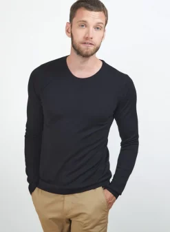 Maison Montagut Pulls>Pull Col Rond En Laine Merinos - Bardem