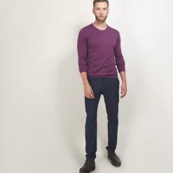 Maison Montagut Pulls>Pull Col Rond En Laine Merinos - Bardem