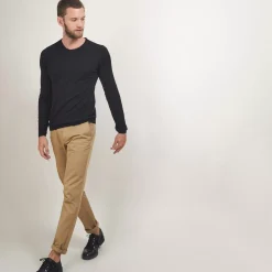 Maison Montagut Pulls>Pull Col Rond En Laine Merinos - Bardem