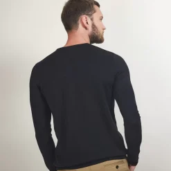 Maison Montagut Pulls>Pull Col Rond En Laine Merinos - Bardem