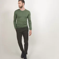 Maison Montagut Pulls>Pull Col Rond En Laine Merinos - Bardem