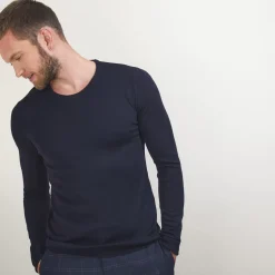 Maison Montagut Pulls>Pull Col Rond En Laine Merinos - Bardem