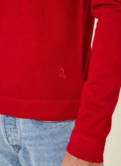 Maison Montagut Pulls>Pull Col Rond En Laine Merinos Finitions Roulotees - Rythme
