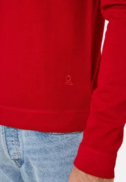 Maison Montagut Pulls>Pull Col Rond En Laine Merinos Finitions Roulotees - Rythme