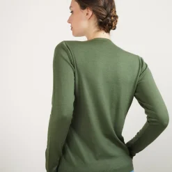 Maison Montagut Pulls>Pull Col Rond En Laine Merinos - Berenice