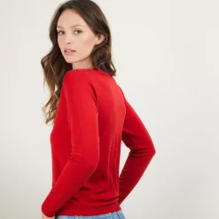 Maison Montagut Pulls>Pull Col Rond En Laine Merinos - Berenice