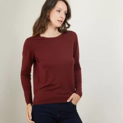 Maison Montagut Pulls>Pull Col Rond En Laine Merinos - Berenice