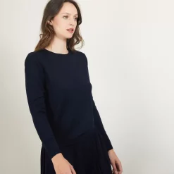 Maison Montagut Pulls>Pull Col Rond En Laine Merinos - Berenice