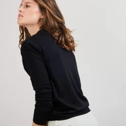 Maison Montagut Pulls>Pull Col Rond En Laine Merinos - Balneo