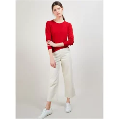 Maison Montagut Pulls>Pull Col Rond En Laine Merinos - Balneo