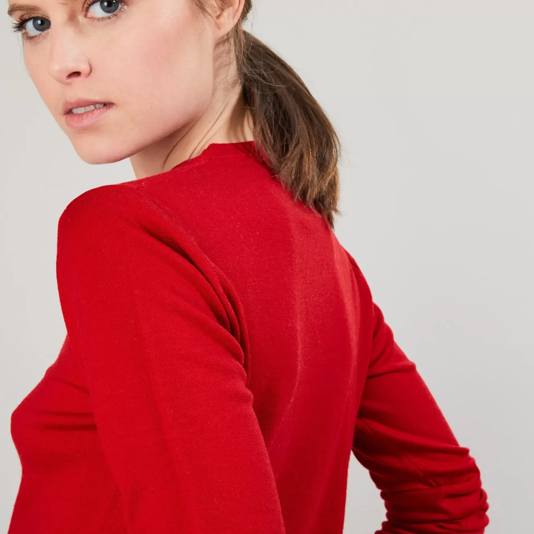 Maison Montagut Pulls>Pull Col Rond En Laine Merinos - Balneo
