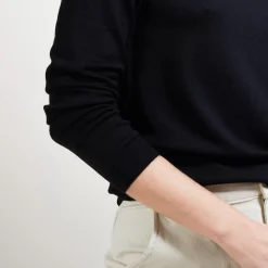 Maison Montagut Pulls>Pull Col Rond En Laine Merinos - Balneo
