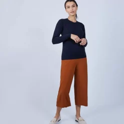 Maison Montagut Pulls>Pull Col Rond En Laine Merinos - Berenice