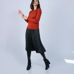Maison Montagut Pulls>Pull Col Rond En Laine Merinos - Berenice