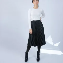 Maison Montagut Pulls>Pull Col Rond En Laine Merinos - Berenice