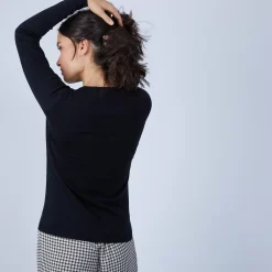 Maison Montagut Pulls>Pull Col Rond En Laine Merinos - Berenice