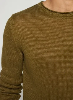 Maison Montagut Pulls>Pull Col Rond En Lin - Rudy