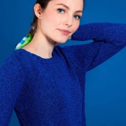 Maison Montagut Pulls>Pull Col Rond En Soie Coton Et Laine - Benji