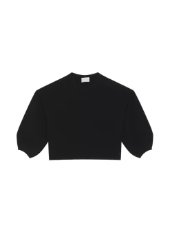 Maison Montagut Pulls>Pull Col Rond Manches Ballon En Cachemire Melange - Lamara