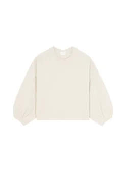 Maison Montagut Pulls>Pull Col Rond Manches Ballon En Cachemire Melange - Lamara