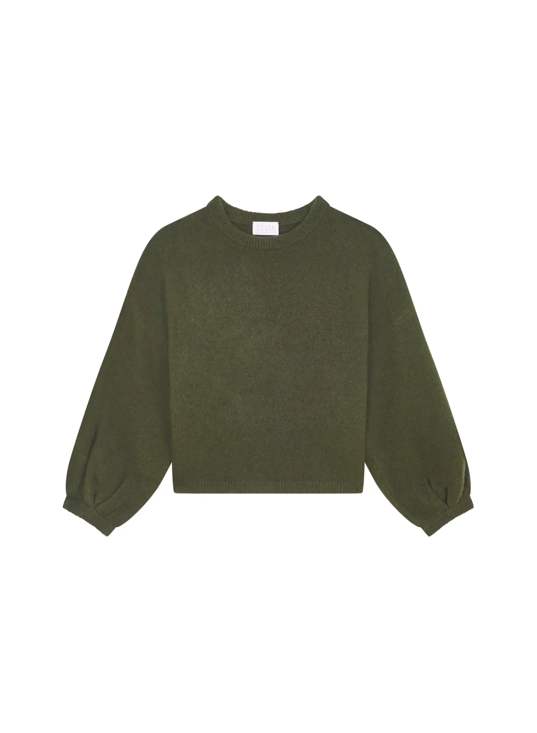 Maison Montagut Pulls>Pull Col Rond Manches Ballon En Cachemire Melange - Lamara