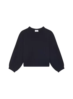 Maison Montagut Pulls>Pull Col Rond Manches Ballon En Cachemire Melange - Lamara