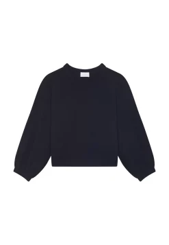 Maison Montagut Pulls>Pull Col Rond Manches Ballon En Cachemire Melange - Lamara