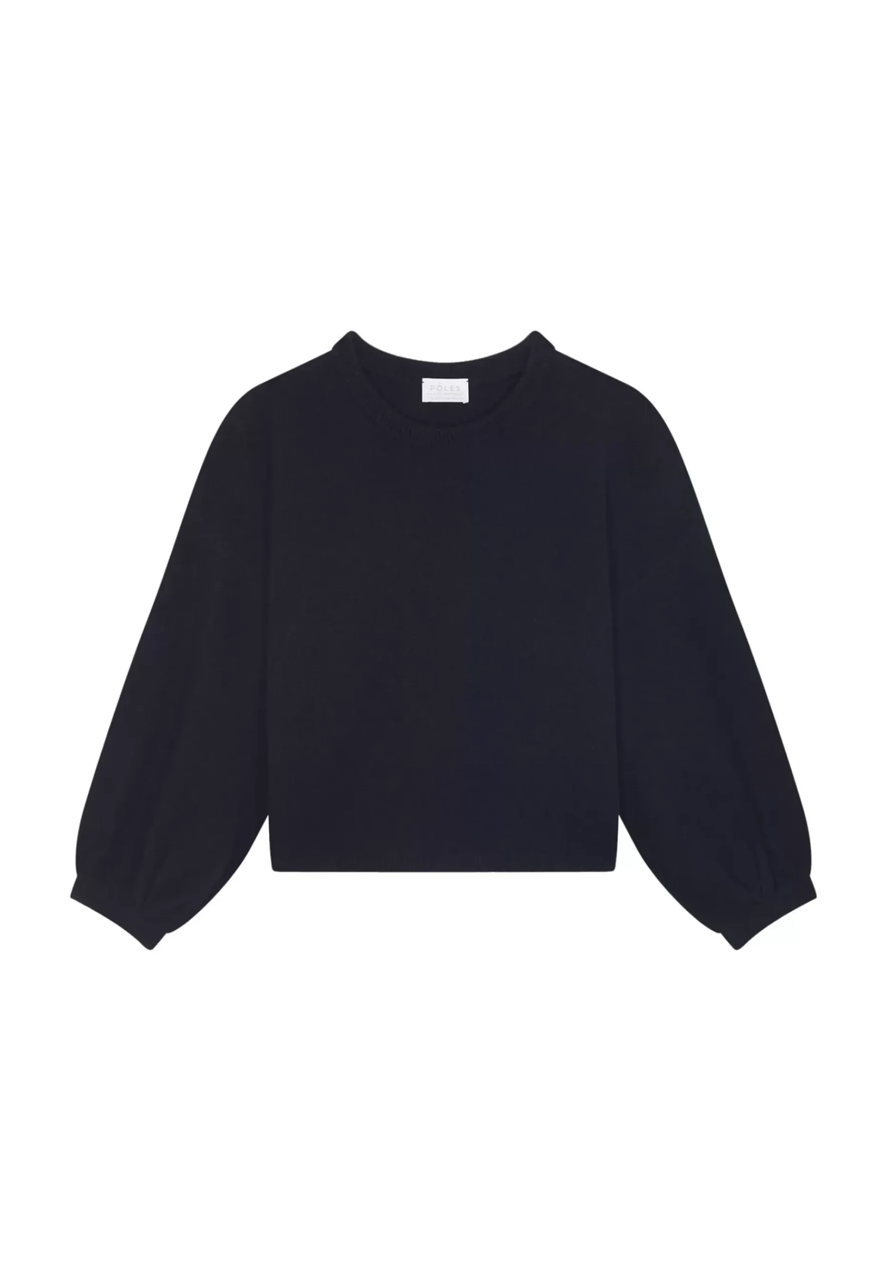 Maison Montagut Pulls>Pull Col Rond Manches Ballon En Cachemire Melange - Lamara