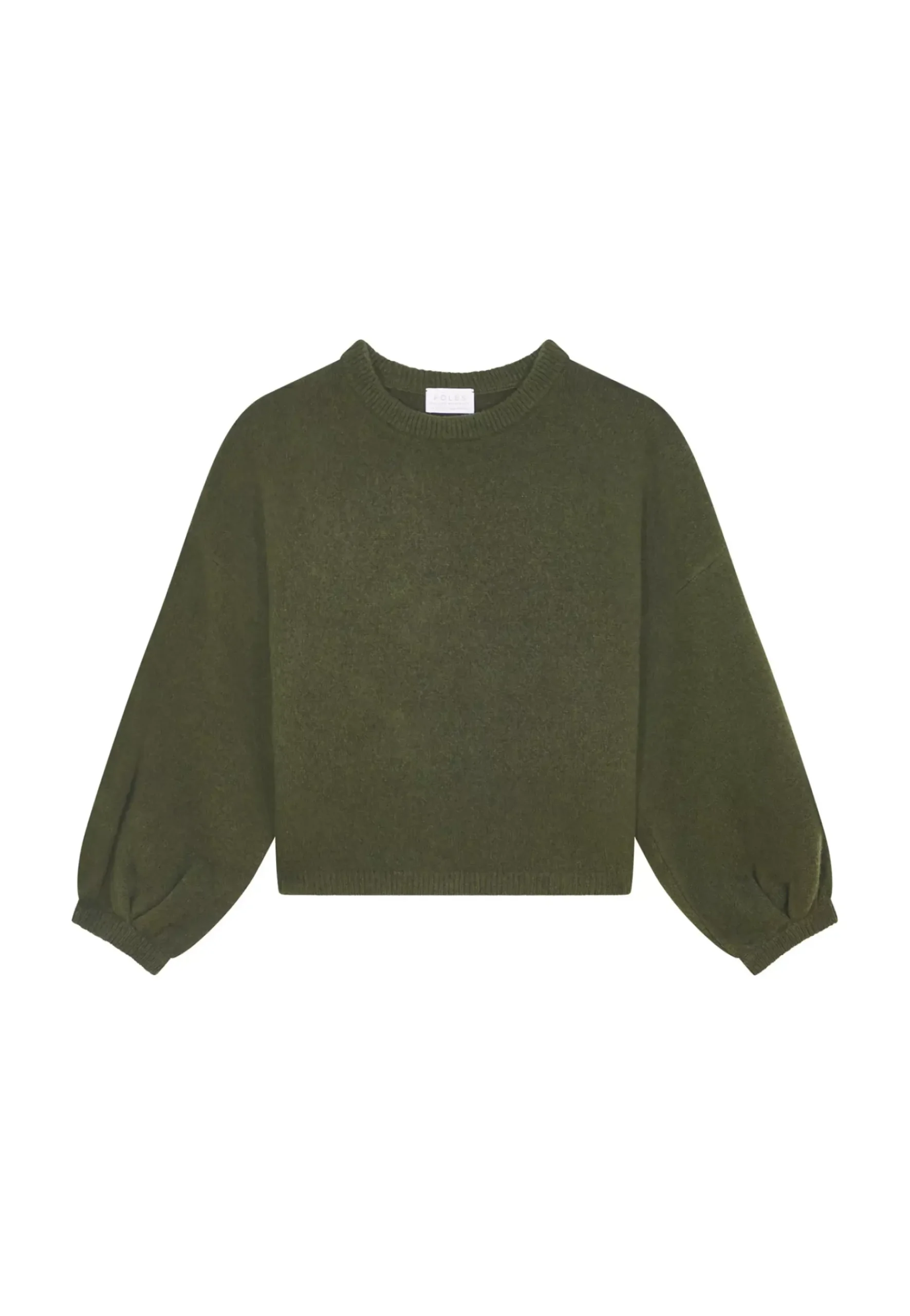 Maison Montagut Pulls>Pull Col Rond Manches Ballon En Cachemire Melange - Lamara