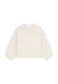 Maison Montagut Pulls>Pull Col Rond Manches Ballon En Cachemire Melange - Lamara