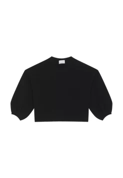 Maison Montagut Pulls>Pull Col Rond Manches Ballon En Cachemire Melange - Lamara