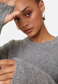 Maison Montagut Pulls>Pull Col Rond Manches Mitaines En Laine Et Cachemire - Gemma