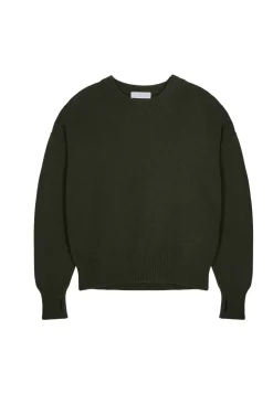 Maison Montagut Pulls>Pull Col Rond Manches Mitaines En Laine Et Cachemire - Gemma