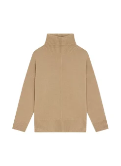 Maison Montagut Pulls>Pull Col Roule A Fentes En Cachemire 4 Fils - Adena
