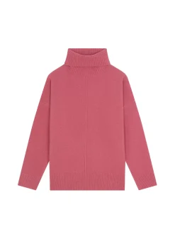 Maison Montagut Pulls>Pull Col Roule A Fentes En Cachemire 4 Fils - Adena